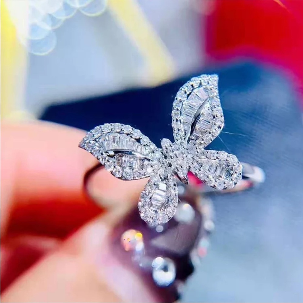 New 925 sterling silver butterfly 🦋 ring - Picture 2 of 5